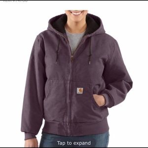 Women’s Carhartt Sandstone quilted flannel jacket